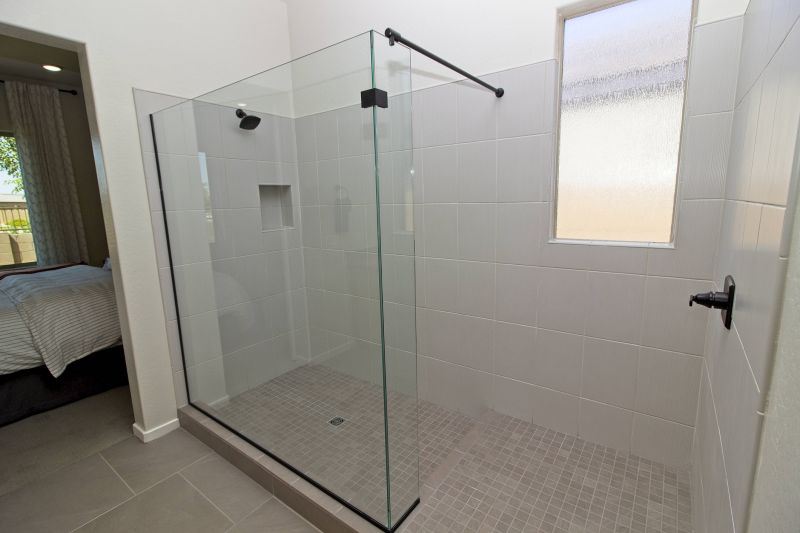 Tile and Glass Shower